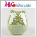 Hot Selling Owl Shape Decoration Wholesale Ceramic Piggy Banks